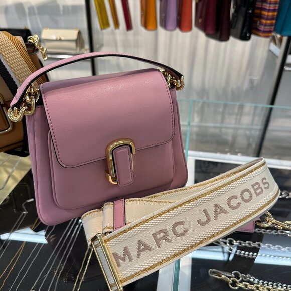 Marc Jacobs Handbags - NWT! New!! Marc Jacobs The J-Marc Mini Leather Satchel -Women, purple, dust bag